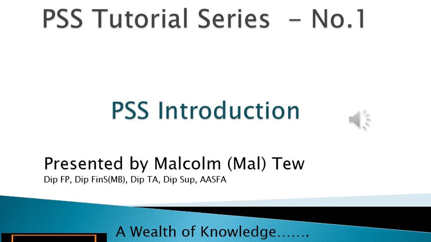 1. PSS introduction